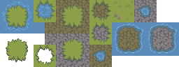 pixel art island tileset